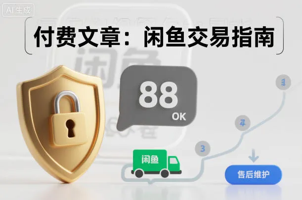 付费文章：闲鱼交易指南，怎么才能降低被坑被马扁的概率-一支黑兰州