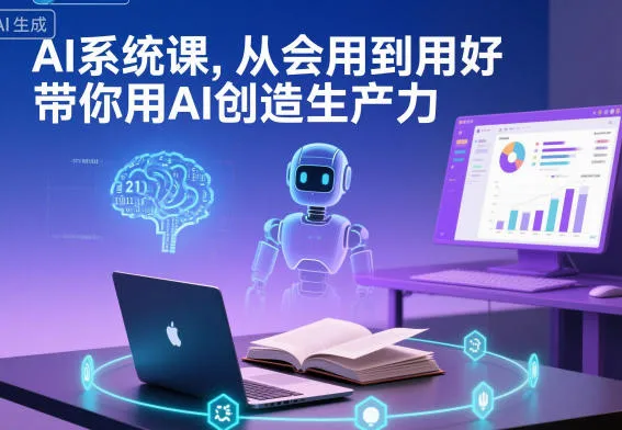 AI系统课，从会用到用好，带你用AI创造生产力-一支黑兰州