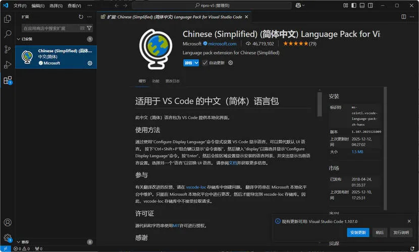 Visual Studio Code 1.107.18627中文绿色版-一支黑兰州