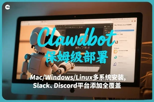 Clawdbot保姆级部署，从入门介绍、Mac/Windows/Linux多系统安装，到Slack、Discord平台添加全覆盖-一支黑兰州