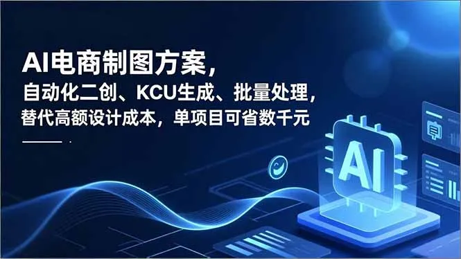AI电商制图方案,自动化二创、SKU生成、批量处理,替代高额设计成本,单项目可省数千元-一支黑兰州