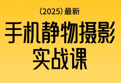 金老师·2025爆款手机静物摄影实战课-一支黑兰州