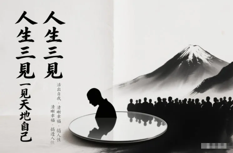 人生三见一见天地见众生见自己,活出自我拥有清晰幸福人生,搞透人性-一支黑兰州