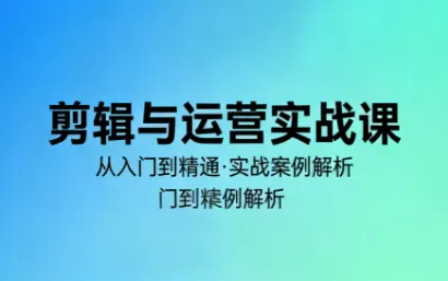 林大·剪辑与运营实战课(更新2026)-一支黑兰州