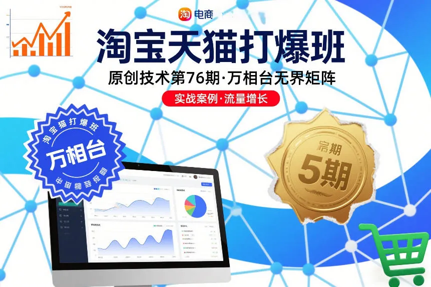 淘宝天猫打爆班原创技术第76期，万相台无界矩阵-一支黑兰州