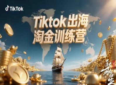 Tiktok出海淘金训练营，跨境电商TK实战变现-一支黑兰州
