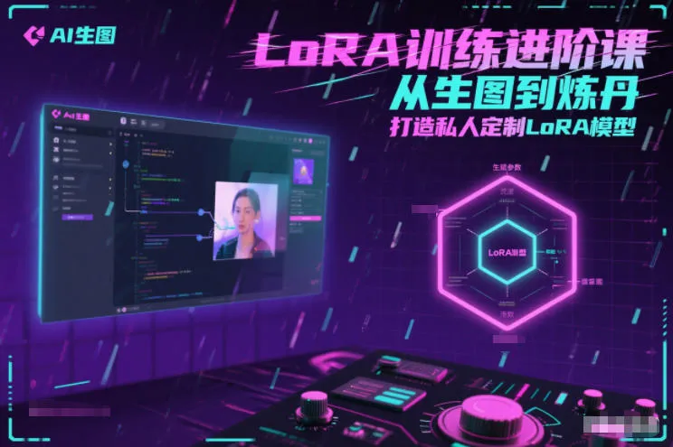 LoRA训练进阶课，从生图到炼丹，打造私人定制LoRA模型-一支黑兰州