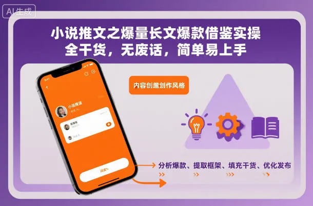 小说推文之爆量长文爆款借鉴实操，全干货，无废话，简单易上手-一支黑兰州