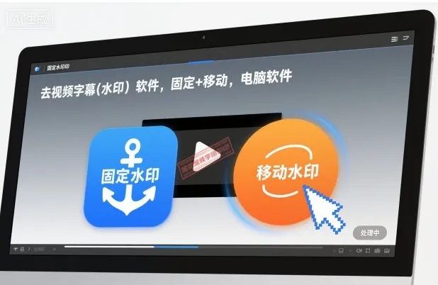 去视频字幕(水印）软件，固定+移动，电脑软件-一支黑兰州