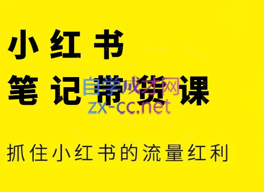 张宾·小红书笔记带货课(更新2026)-一支黑兰州