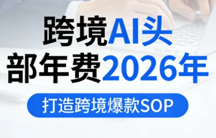 跨境AI头部年费2026年,打造跨境爆款SOP-一支黑兰州