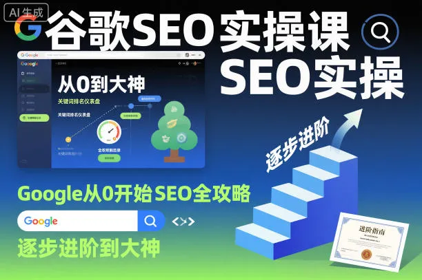 谷歌SEO实操课，Google从0开始SEO全攻略，逐步进阶到大神-一支黑兰州