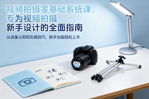 视频拍摄零基础系统课,专为视频拍摄新手设计的全面指南-一支黑兰州
