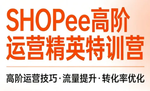 梦凡老师·Shopee虾皮高阶运营课程-一支黑兰州