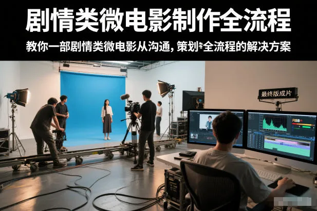 剧情类微电影制作全流程，教你一部剧情类微电影从沟通，策划到拍摄制作全流程的解决方案-一支黑兰州