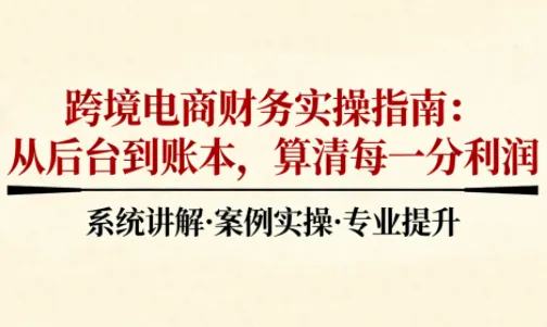 2025跨境电商财务实操指南-一支黑兰州