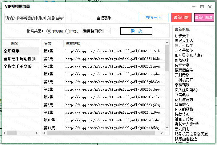 最新VIP视频解析源码 支持搜索-一支黑兰州