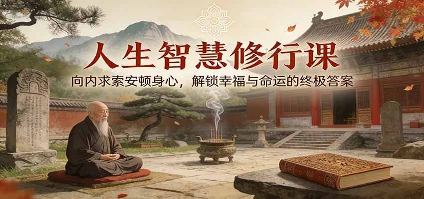 人生智慧修行课：向内求索安顿身心，解锁幸福与命运的终极答案-一支黑兰州
