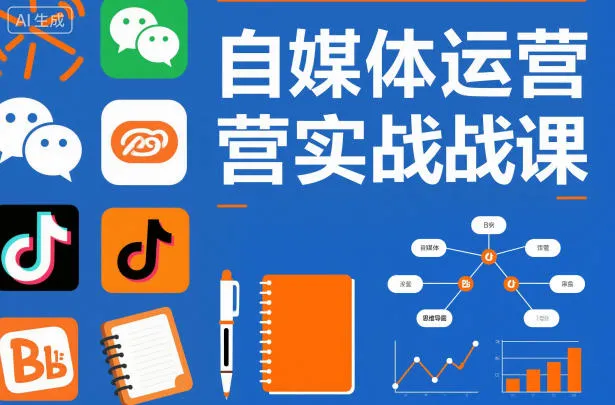 自媒体运营实战课，掌握一套系统的自媒体运营底层方法论，成为优秀的内容创作者-一支黑兰州